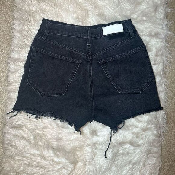 RE/DONE 50s Cutoff High Waist Denim Shorts - Picture 6 of 7